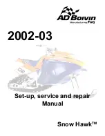 AD Boivin 2002 Snow Hawk Service Manual preview