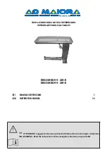 AD Maiora ERGOMED 99-2M-E Instruction Manual предпросмотр