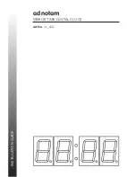 Preview for 1 page of Ad Notam CL_LED Installation Manual