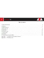 Preview for 2 page of ADA INSTRUMENTS COSMO 70eter Operating Manual