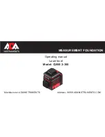 ADA INSTRUMENTS CUBE 2-360 Operating Manual preview