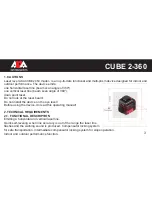 Preview for 3 page of ADA INSTRUMENTS CUBE 2-360 Operating Manual