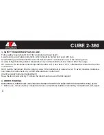 Preview for 6 page of ADA INSTRUMENTS CUBE 2-360 Operating Manual