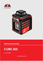 Preview for 1 page of ADA INSTRUMENTS CUBE 360 Operating Manual