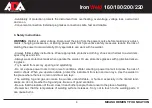 Preview for 4 page of ADA INSTRUMENTS IronWeld 160 Operating Manual