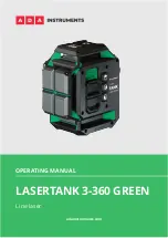 ADA INSTRUMENTS LASERTANK 3-360 GREEN Operating Manual preview