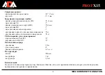 Preview for 4 page of ADA INSTRUMENTS PROF X15 Operating Manual