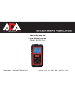 ADA INSTRUMENTS ROBOT-60 Operating Manual preview