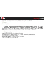 Preview for 3 page of ADA INSTRUMENTS Robot Mini Operating Manual