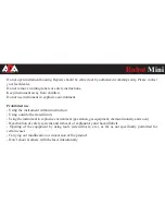 Preview for 4 page of ADA INSTRUMENTS Robot Mini Operating Manual