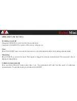 Preview for 7 page of ADA INSTRUMENTS Robot Mini Operating Manual