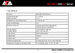 Preview for 5 page of ADA INSTRUMENTS ROTARY 500 HV SERVO Operating Manual