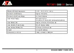 Preview for 6 page of ADA INSTRUMENTS ROTARY 500 HV SERVO Operating Manual