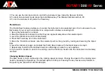 Preview for 13 page of ADA INSTRUMENTS ROTARY 500 HV SERVO Operating Manual