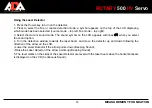 Preview for 15 page of ADA INSTRUMENTS ROTARY 500 HV SERVO Operating Manual