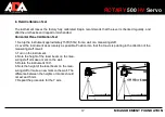 Preview for 18 page of ADA INSTRUMENTS ROTARY 500 HV SERVO Operating Manual