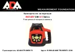 Preview for 26 page of ADA INSTRUMENTS ROTARY 500 HV SERVO Operating Manual