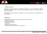 Preview for 28 page of ADA INSTRUMENTS ROTARY 500 HV SERVO Operating Manual