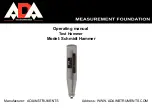 Preview for 21 page of ADA INSTRUMENTS Schmidt Hammer 225 Operating Manual