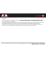 Preview for 8 page of Ada ARMO 3D Operating Manual