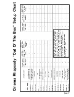 Preview for 20 page of Ada Cinema Rhapsody Operation & Installation Manual