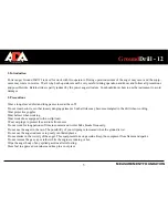 Preview for 3 page of Ada GroundDrill-12 Operating Manual