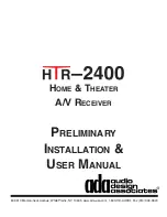 Предварительный просмотр 1 страницы Ada HTR-2400 Installation & User Manual