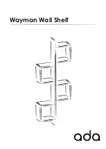 Предварительный просмотр 1 страницы Ada Wayman Manual