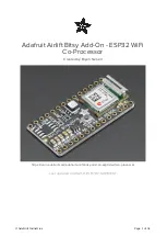 Adafruit Industries Airlift Bitsy Add-On Manual preview