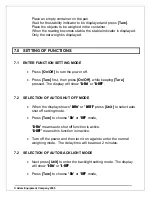 Предварительный просмотр 9 страницы Adam Equipment AQT Series Manual