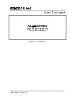 Adam Equipment AZextra
30P Manual предпросмотр