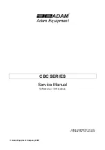 Предварительный просмотр 1 страницы Adam Equipment CBC 16 Service Manual