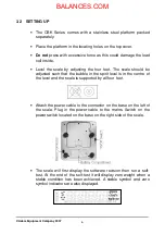 Предварительный просмотр 8 страницы Adam Equipment CBK series User Manual