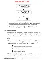 Предварительный просмотр 15 страницы Adam Equipment CBK series User Manual