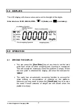 Предварительный просмотр 10 страницы Adam Equipment CBW 15 Manual