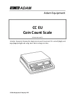 Adam Equipment CCEU-20 Manual предпросмотр