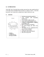 Предварительный просмотр 5 страницы Adam Equipment CCSA series Manual