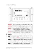 Предварительный просмотр 4 страницы Adam Equipment CRW Series Manual