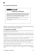 Предварительный просмотр 29 страницы Adam Equipment HCB 1002 Manual