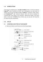 Предварительный просмотр 3 страницы Adam Equipment HCB-J Jewellery Series Manual