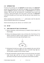 Предварительный просмотр 5 страницы Adam Equipment HIGHLAND HCB1002 Manual