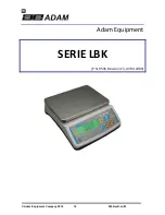 Preview for 18 page of Adam Equipment LBK- 6/12a Manual