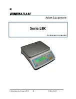 Preview for 50 page of Adam Equipment LBK- 6/12a Manual