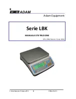 Preview for 66 page of Adam Equipment LBK- 6/12a Manual