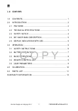 Preview for 3 page of Adam Equipment LHS Series Manual