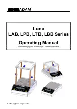 Preview for 1 page of Adam Equipment Luna LAB 124 e Operating Manual