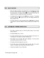 Preview for 9 page of Adam Equipment MIW-20 User Manual