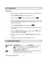 Preview for 10 page of Adam Equipment MIW-20 User Manual