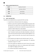 Preview for 8 page of Adam Equipment SHS 100a User Manual