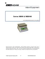 Предварительный просмотр 79 страницы Adam Equipment WBW 1.5M Manual